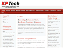 Tablet Screenshot of kptech.com.au